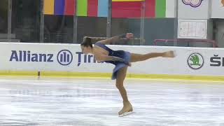 Dimitra Chardalia Silver Medal | International Figure Skating Competition Edu sport Trophy | Romania