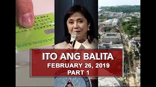 UNTV: Ito Ang Balita (February 26, 2019) PART 1