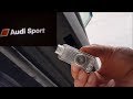 Door Welcome Logo Lights Installation Audi A3 A4 A5 A6 | LOGO AUDI SPORT