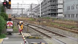 JR九州　鹿児島車両センターから キハ47 鹿児島中央駅～枕崎駅（1347D　47 8123+47 9048　宮田踏切　撮影日2024 11 1