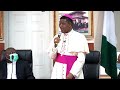 bishop onah s speech during his courtesy visit to the vice chancellor of unn