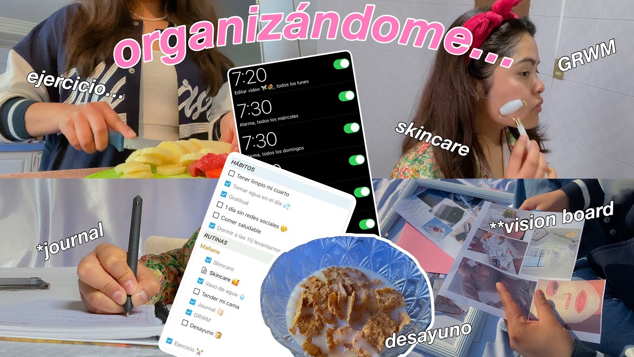 Organizando mi vida para el 2022 🤍 +rutinas, hábitos, vision board, notion, idenati ✨