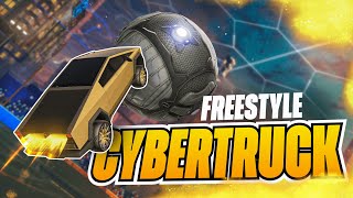 JE FREESTYLE AVEC LE CYBERTRUCK SUR ROCKET LEAGUE !