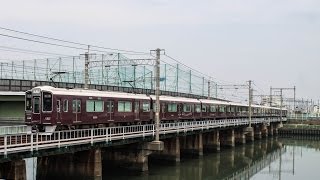 【前面展望】・阪急電鉄宝塚本線・大阪梅田→川西能勢口駅 / Utazás a Hankyu vasúttársaság Takarazuka vonalán