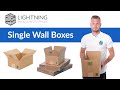 single wall boxes on amazon