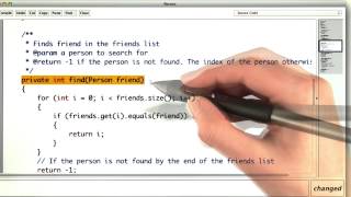 Implementing Unfriend - Intro to Java Programming