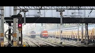 22144 Latur Bidar Express# Train vlogs # Dadar station # Stock Footage