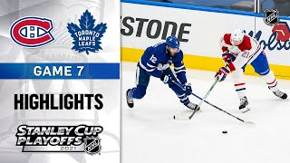 First Round, Gm 7: Canadiens @ Maple Leafs 5/31/21 | NHL Highlights