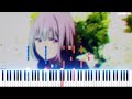 youthful beautiful ssss.gridman ed synthesia piano tutorial