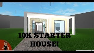Welcome To Bloxburg Speed Build Modern Starter Home 10k