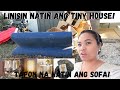 BUHAY AMERIKA: LINISIN NA NATIN ANG TINY HOUSE ITAPON NA NATIN ANG SOFA SOBRANG SIKIP NA