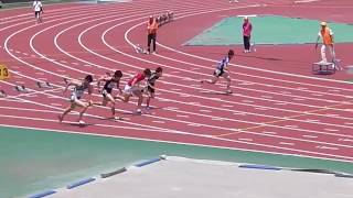 H27年　北海道高等学校陸上競技選手権大会 男子100m予選5組