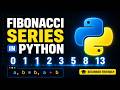 Fibonacci Series Program in Python Using For Loop ✅| #4