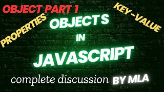 Objects in javascript | definition, properties, methods, dot notation and bracket notation | #object