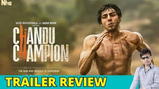 Chandu Champion Movie Trailer Review | KRK | #bollywood #krkreview #kartik #chan