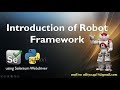 Robot Framework in Selenium Webdriver| Set up Robot Step by Step | Writing Test case in Robot