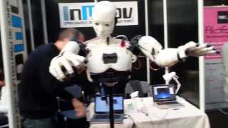 InMoov 3D Printed Open Source Robot @3D Printshow London