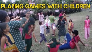 Play games with 🧑🧑kids in park  || AE_NAVDEEP|| #myfirstvlog2023 #vloginginpark||comedy videos