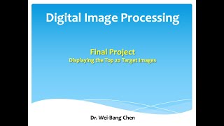 CSCI453&553 Midterm/Final Project: Displaying the Top 20 Target Images