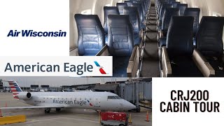 American Eagle CRJ-200 Cabin Tour