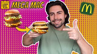 JE TESTE LE BURGER SECRET DE MCDONALD'S LE MEGA MAC 🔥 (Un Big Mac XXL)