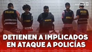 Chimbote: intervienen a tres implicados en ataque a policías