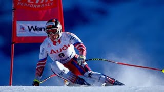 Josef Strobl wins downhill (Wengen 2000)
