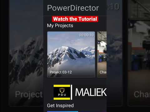 Beginner's Guide to Editing | PowerDirector app #Shorts