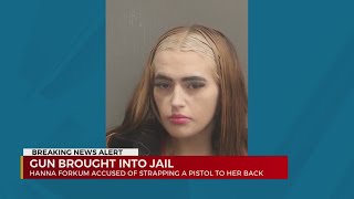Pistol found strapped to suspect’s back during booking at Davidson County Sheriff’s Office
