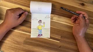 Two Page Animation, Flip book