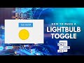 How to make Lightbulb Toggle with HTML, CSS and JavaScript