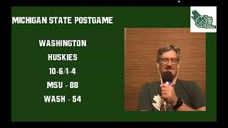 MSU Annihilates Washington 88-54 in Front of Izzone Alumni