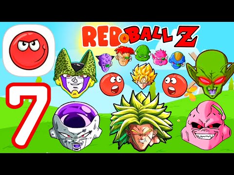 Red Ball 4 DBZ-(Gameplay 7)-Todos Los Niveles -Juego Completo-