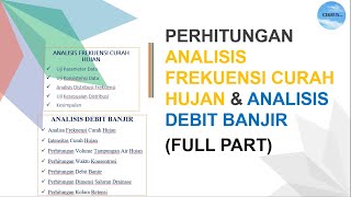 Full Terlengkap Excel Perhitungan Analisis Frekuensi Curah Hujan dan Analisis Debit Banjir !!!