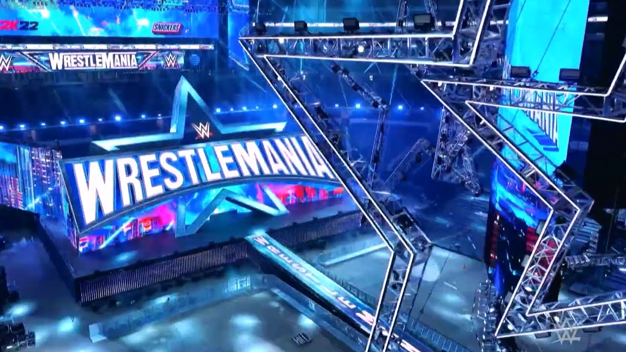 FINALLY ! WRESTLEMANIA 38 STAGE REVEALED... WRESTLEMANIA 38 FULL Stage ...