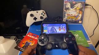 how to connect ps4 controller to cod mobile