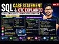 SQL CASE Statement & CTE Explained 🔥 | Common Table Expression in MySQL