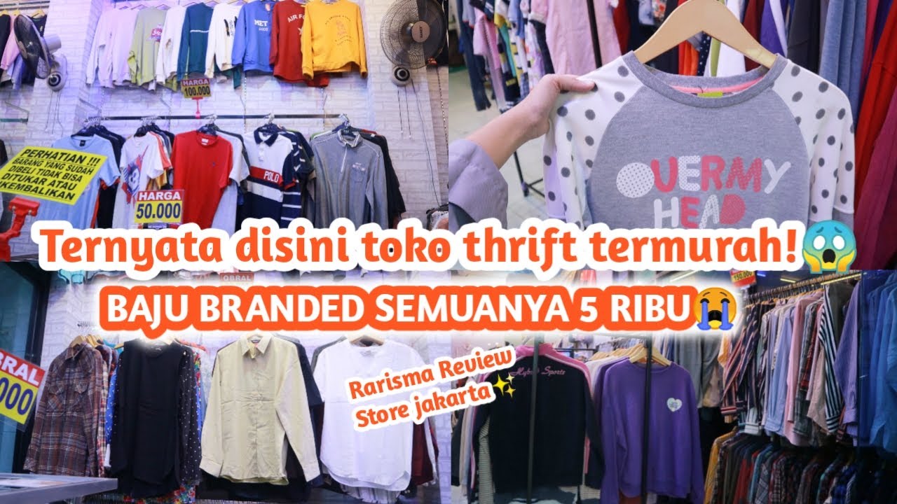 THRIFT BAJU BLOUSE DI TOKO THRIFT TERMURAH JAKARTA | HARGANYA 5 RIBUAN ...