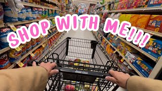 ASMR POV Grocery Store Shop With Me (relaxing whispering voiceover)