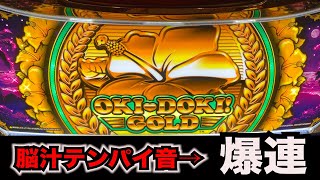 【沖ドキGOLD】金ドキで脳汁確定のテンパイ音が鳴った結果《沖スラー第28話》