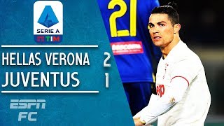 Cristiano Ronaldo's goal streak not enough as Hellas Verona SHOCK Juventus | Serie A