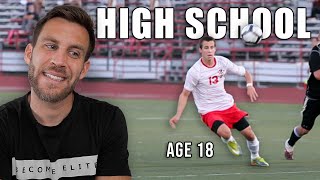 Pro Soccer Player Reacts to his High School Highlight