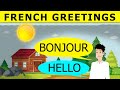 Learn French lesson 2 - French greetings and goodbye - Learn French with Tama