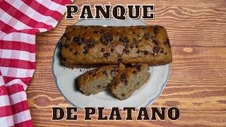 PANQUE DE PLATANO CASERO!!!! RECETA FACIL