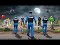 The POLICE vs HALLOWEEN MONSTERS in GTA 5!