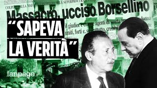 “Berlusconi sapeva la verità sulla morte di mio fratello”: le parole di Salvatore Borsellino