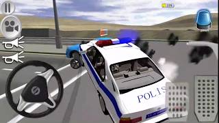 Police car Simulator #50 Gerçek Polis arabası oyunu  polis arabası videosu polis siren sesi