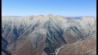 북한의 산, 한반도 제2위 관모봉(2541m) by google earth