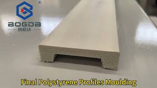 BOGDA Extrusion production line for polystyrene ps foam profiles