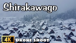 Shirakawago [4K] Aerial view | Gifu- JAPAN 2022